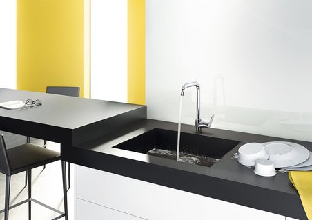 Hansgrohe Focus M41 - Mutfak Musluğu, 1 Tip Çelik, Çıkış Yüksekliği 260 Mm Olan Mutfak Musluğu, 360°