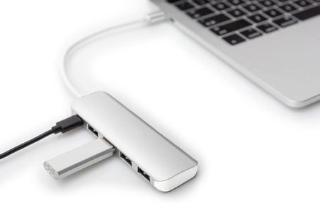 Digitus Da-70242-1 – Usb Hub – 4 Port Usb 3.2 Gen 1 Hub Tip C – 5 Gbit/S'Ye Kadar Süper Hızlı Veri A