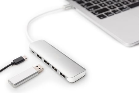Digitus Da-70242-1 – Usb Hub – 4 Port Usb 3.2 Gen 1 Hub Tip C – 5 Gbit/S'Ye Kadar Süper Hızlı Veri A