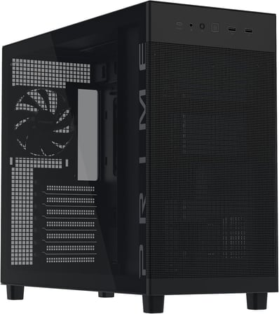 Asus Prime Ap303 Tg Atx Mid-Tower Kasa | 44L Kompakt Tasarım | 360Mm Radyatör Desteği | 180Mm Atx Ps