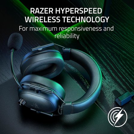 Razer Blackshark V2 Hyperspeed - Pc Kablosuz Ultra Hafif E-Spor Kulaklık (280 G, Hyperclear Süper Ge