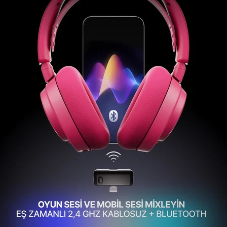 Steelseries Arctis Nova 7 Gen 2 Wireless Oyun Kulaklığı - Magenta