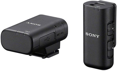 Sony Ecm-W3S | Akış, Podcast Ve Toplantılar Için Kablosuz Mikrofon Sistemi, Tek Mikrofon Için, Siyah
