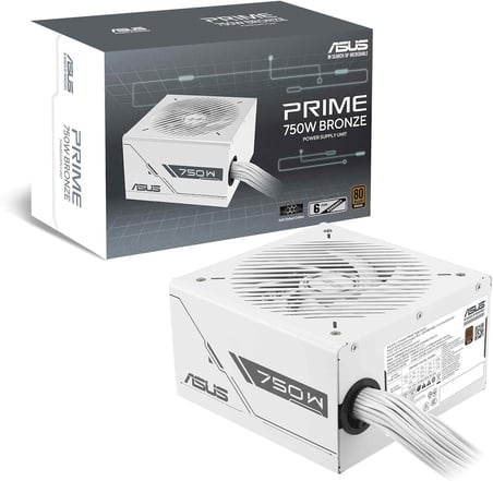 Asus Prime 750W Bronze (750W, 80+ Bronz Serti̇fi̇kali, 135Mm Fan, 6 Yil Garanti̇) Beyaz