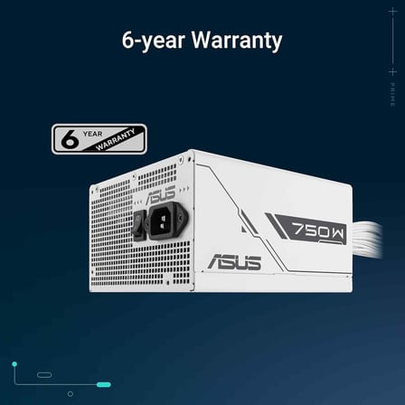Asus Prime 750W Bronze (750W, 80+ Bronz Serti̇fi̇kali, 135Mm Fan, 6 Yil Garanti̇) Beyaz