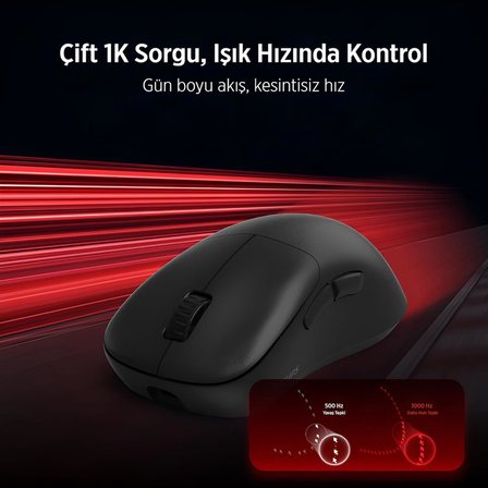 Philips Evnia Serisi Spk9418 Kablosuz Bluetooth Dual Mod 12000Dpi 6 Tuşlu Optik Oyuncu Mouse Siyah