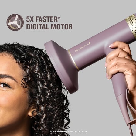Remington Ec8930 Airvive Dijital Saç Kurutma Makinesi, Sessiz Bldc Motorlu, Iyonlu, Düz Ve Kıvırcık 