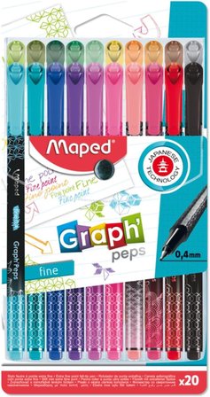 Maped Offis Ve Kırtasiye 749051 Desenli Fineliner Keçeli Kalem