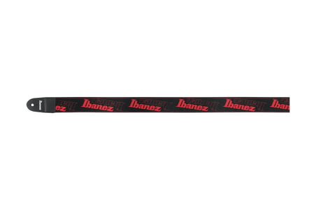 Ibanez Strap Design Black, Red Ibanez Logoları