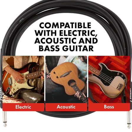 Fender Professional Series Instrument Cable 3 Metre Enstrüman Kablosu