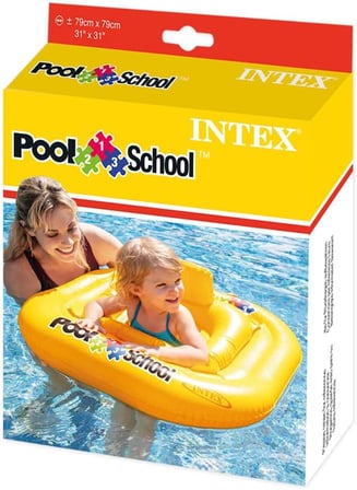 Intex 56587 Pool School Oturaklı Simit 79 Cm, Su Sporları, Plaj Malzemesi, Şişme Ürün, Yüzme Aksesua