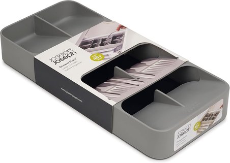 Joseph Joseph 85119 Drawerstore Kompakt Çatal Kaşık Düzenleyici, Gri