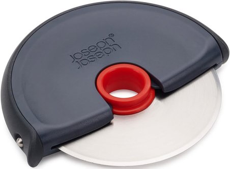 Joseph Joseph 20038 Disc Easy-Clean Pizza Diski, Gri/Kırmızı