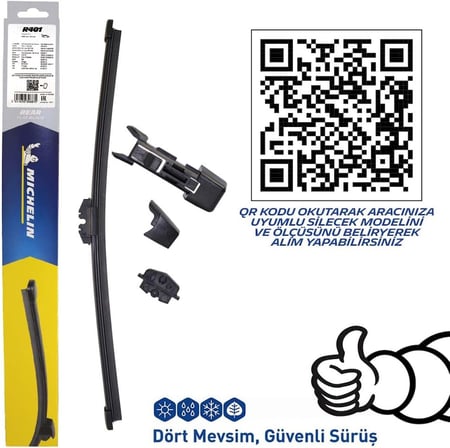 Michelin Easyclip™ Mcr401 40Cm 1 Adet Universal Muz Tipi Arka Silecek