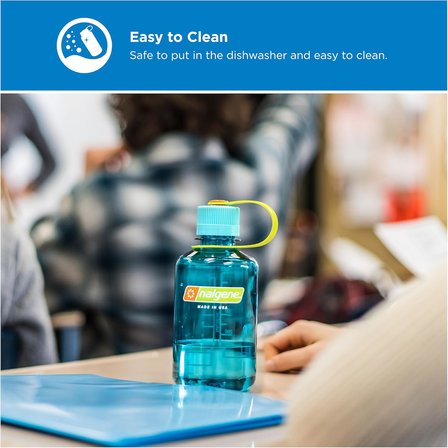 Nalgene Sustain Tritan Bpa İçermeyen Su Şişesi,%50 Plastik Atık, 16 Oz, Dar Ağız, Pamuk