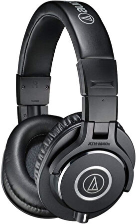 Audio Technica Ath-M40X Profesyonel Stüdyo Monitör Kulaklığı, Siyah, Standart