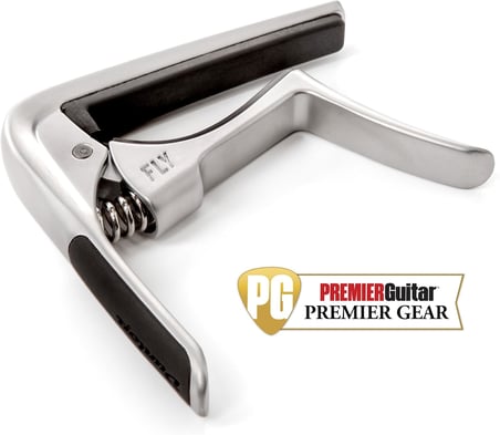 Jim Dunlop Trigger Fly Capo Kavisli Saten Krom