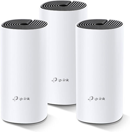 Tp-Link Deco M4 3-Pack , Ac1200 Mbps, Dual-Band, Gigabit Portları, 100 Cihaza Kadar Bağlanılabilirli