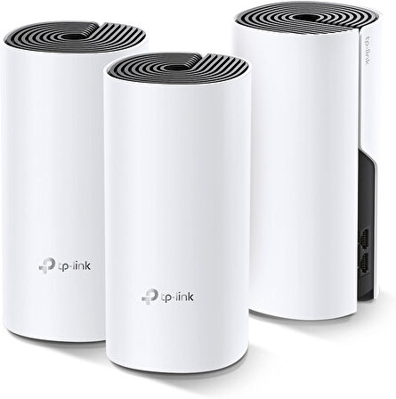 Tp-Link Deco M4 3-Pack , Ac1200 Mbps, Dual-Band, Gigabit Portları, 100 Cihaza Kadar Bağlanılabilirli