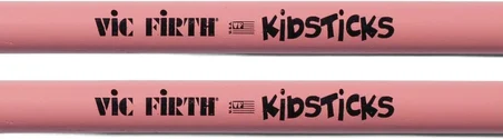 Vic Firth Baget (Çift) Kıdstıck Pembe, Hıckory, 0.520"X13" ,