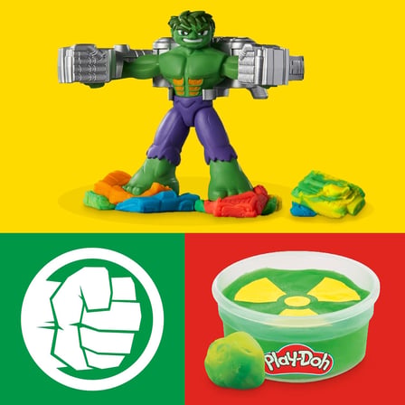 Play-Doh Marvel Hulk Smash & Squish Oyun Seti