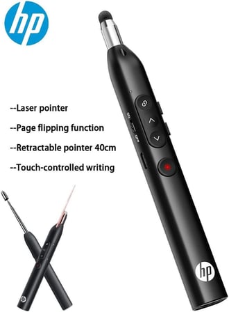 Hp Wireless Telescopic Presentation 2.4G Kablosuz Sunum Kumandası, Usb Alıcılı, Kırmızı İşaretleyici