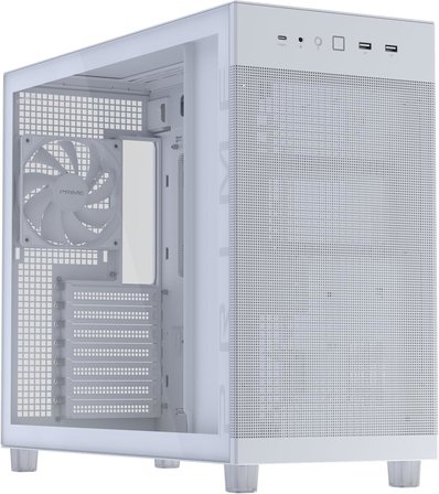 Asus Prime Ap303 Tg Beyaz Usb 3.2 Atx Mid-Tower Gaming (Oyuncu) Kasa (90Dc00V3-B39010)