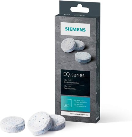 Siemens Tz80001N Temizlik Tabletleri (Kahve Otomatları İçin, 10 Adet, Kalıntıların İyi Temizlenmesi,