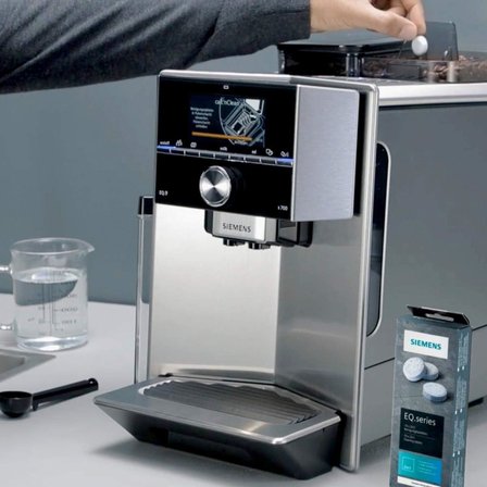 Siemens Tz80001N Temizlik Tabletleri (Kahve Otomatları İçin, 10 Adet, Kalıntıların İyi Temizlenmesi,