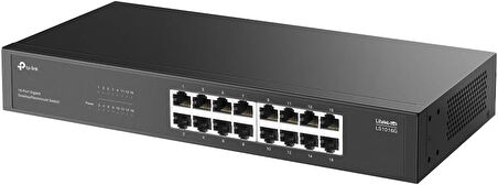 Tp-Link Ls1016G; 16-Port Gigabit Portlu, Metal Kasalı, Qos Özellikli, Kurulum Gerektirmeyen Tak Ve Ç