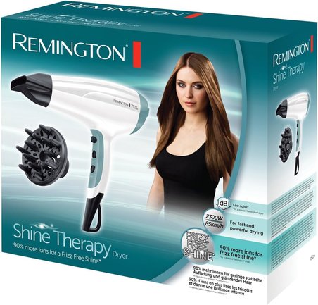 Remington Saç Kurutma Makinesi Iyonları [Hafif Ve Sessiz] Shine Therapy (2300 Watt, Hafif Ve Düşük S