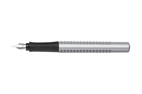 Faber-Castell Grip 2011 Dolma Kalem Kaligrafi Set Gümüş