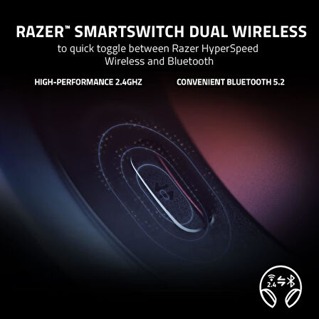 Razer Barracuda - Kablosuz Çoklu Platform Oyun Ve Mobil Kulaklık (Smartswitch Çift Kablosuz, Gürültü