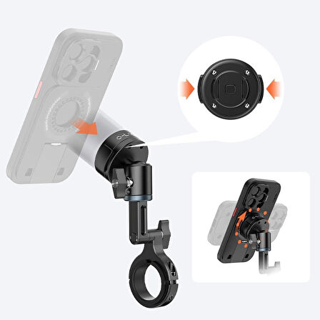 Ulanzi O-Lock Ii Bisiklet Telefon Tutucu M009