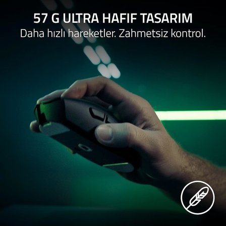 Razer Deathadder V4 Pro - Ultra Hafif Kablosuz Ergonomik Espor Mouse - 57G - 2,4 Ghz Hyperspeed - Fo