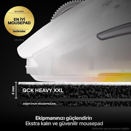 Steelseries Qck Heavy Xxl Gaming Mousepad - Beyaz