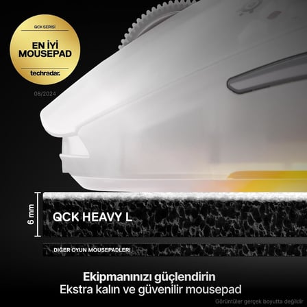 Steelseries Qck Heavy Large Gaming Mousepad - Beyaz