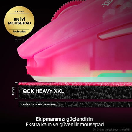 Steelseries Qck Heavy Xxl Gaming Mousepad - Magenta