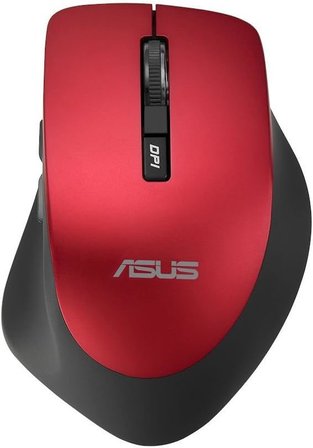 Asus Wt425 Kablosuz Optik Sessiz Tıklama Özellikli Kırmızı Mouse
