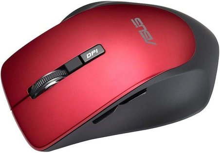 Asus Wt425 Kablosuz Optik Sessiz Tıklama Özellikli Kırmızı Mouse