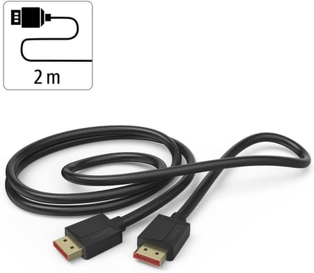 Hama Displayport Kablosu, Dp 1.4, Ultra-Hd 8K, 2,00 M