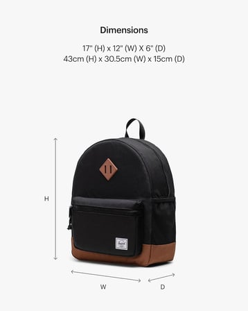 Herschel Heritage Youth Backpack Çocuk Okul Sırt Çantaları Unisex-Yetişkin
