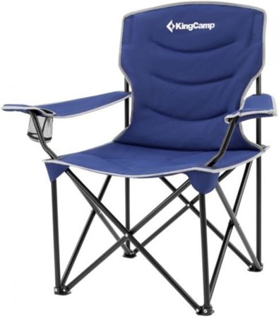 Kingcamp Juniper Ultra Konforlu & Takviyeli Kamp Sandalyesi Blue