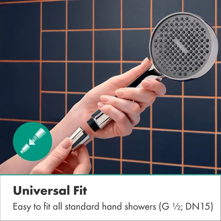 Hansgrohe (1.60 M) - Metaflex Shower Hose 1.60 M, Anti-Kink And Flexible, Chrome Effect Coil Wrap 28