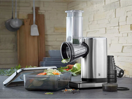 Wmf Kitchenminis Salad-To-Go Çelik Gümüş Elektrikli Rende 150 W