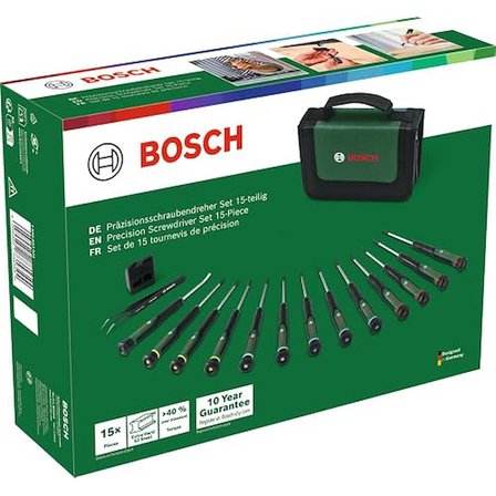 Bosch Hassas Tornavida Seti 15 Parça