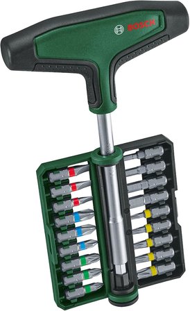 Bosch T Tipi Çok Amaçlı Tornavida Seti 19 Parça