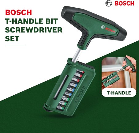 Bosch T Tipi Çok Amaçlı Tornavida Seti 19 Parça