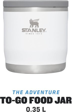 Stanley Adventure To-Go Yemek Termosu 0.35 Litre - Beyaz (Polar) | Paslanmaz Çelik