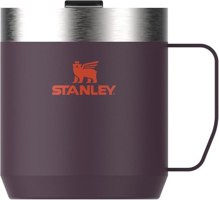 Stanley Classic Legendary Camp Mug Paslanmaz Çelik Termos Bardak, Mürdüm (Plum), 0.35 Litre